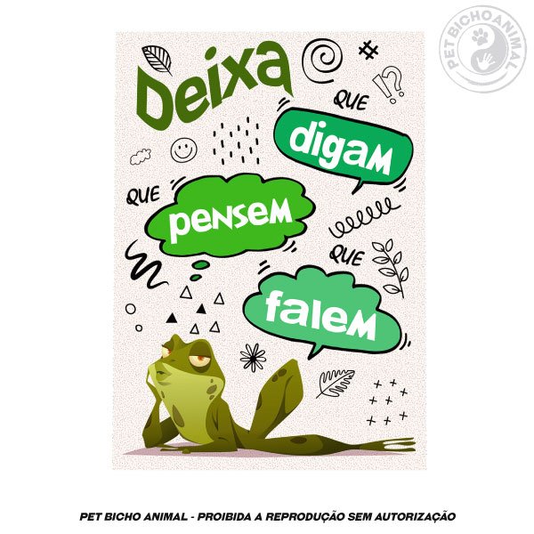 Quadro Deixa Isso Pra Lá! 1 Quadro Deixa Isso Pra Lá! 2