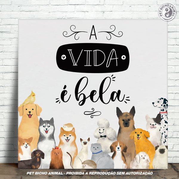 Azulejo Decorativo - A Vida é Bela 1