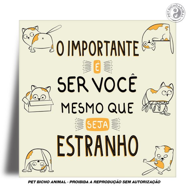 Azulejo Decorativo - Seja Você Mesmo 2