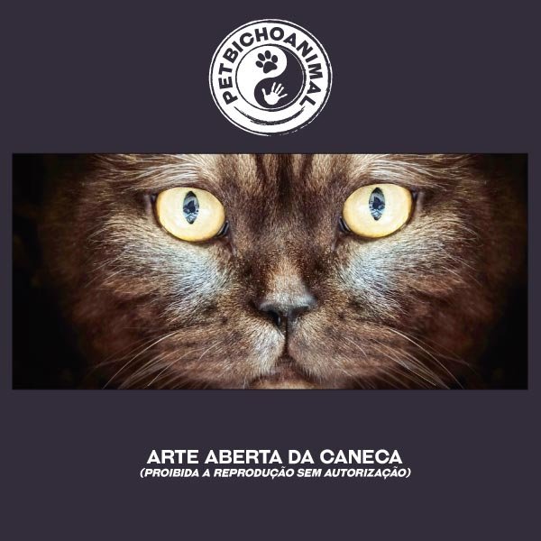 Caneca Cara de Gato Preto 3