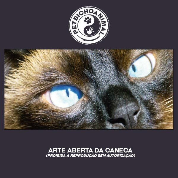 Caneca Cara de Gato Siamês - Imagem 3