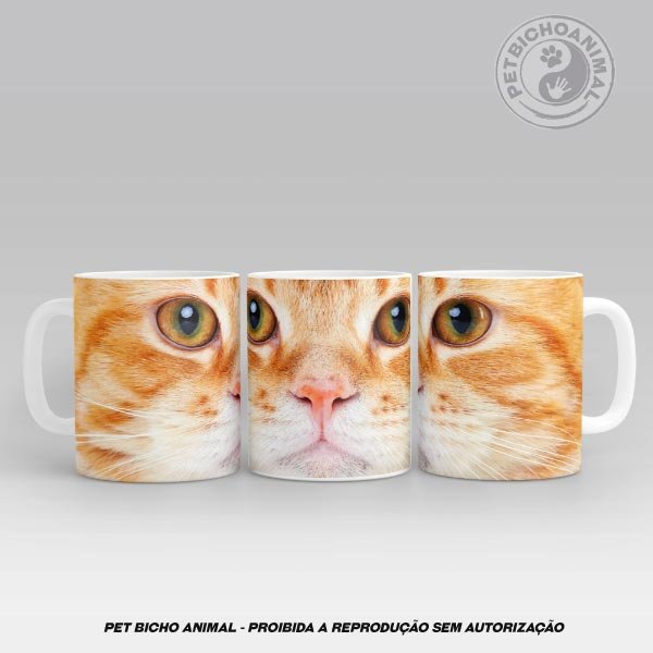 Caneca Cara de Gato Loiro 1