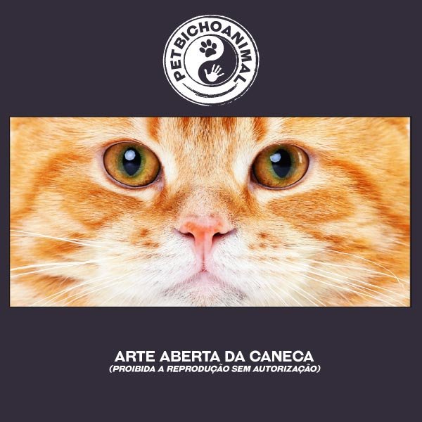 Caneca Cara de Gato Loiro 3