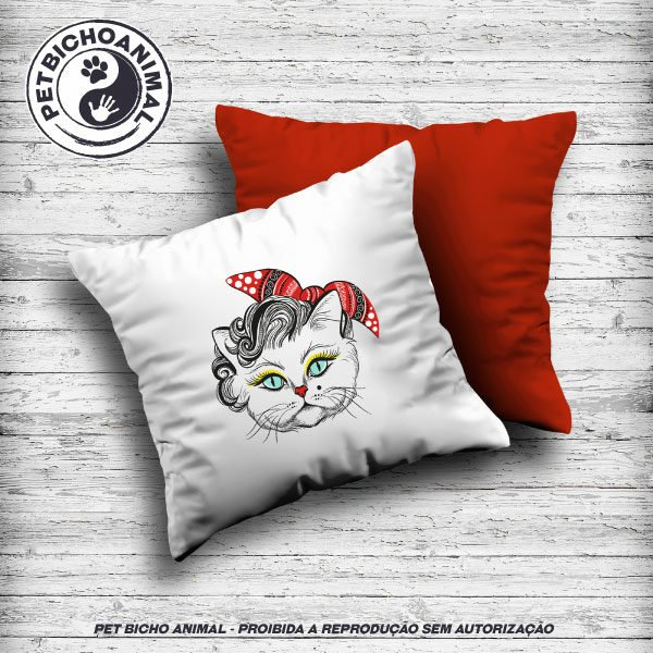 Almofada Pin-Up Cat