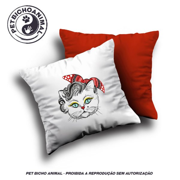 Almofada Pin-Up Cat 1 Almofada Pin-Up Cat 2