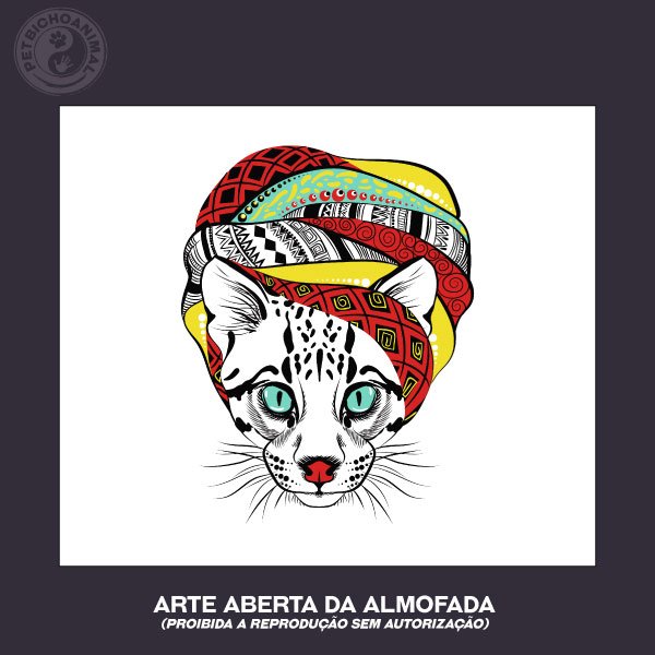 Almofada Afro Cat 3