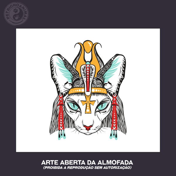 Almofada Nefertiti Cat 3