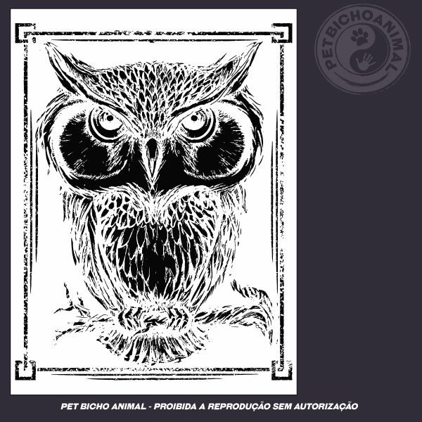 Camiseta - Coruja Sombria 5 Camiseta - Coruja Sombria - Imagem 3