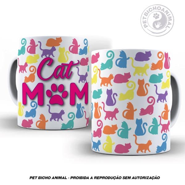 Caneca Cat Mom 2