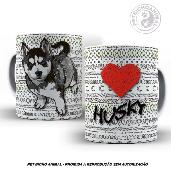 Caneca Husky 1 Caneca Husky 2