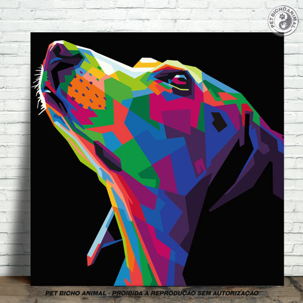 Azulejo Decorativo - Cão Pop Art 19