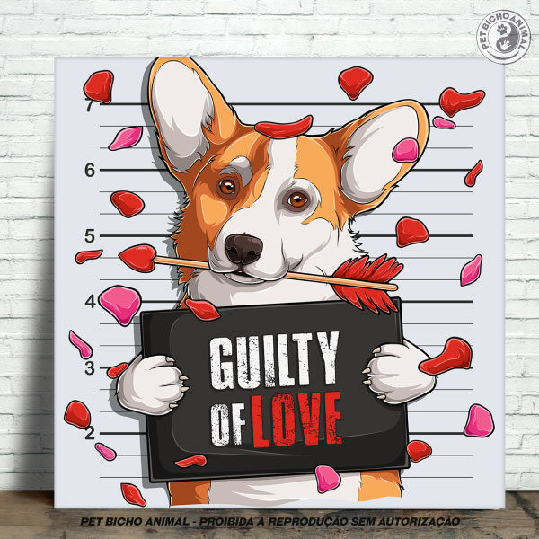 Azulejo Decorativo - Guilty of Love - Corgi 19