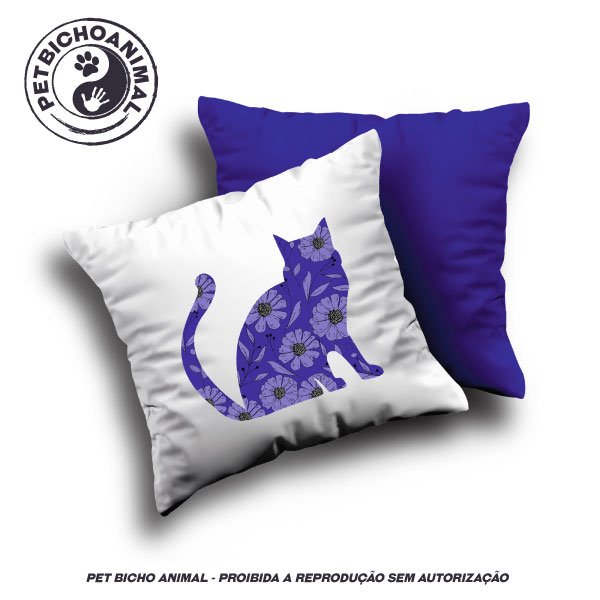Almofada Gato Florido 2