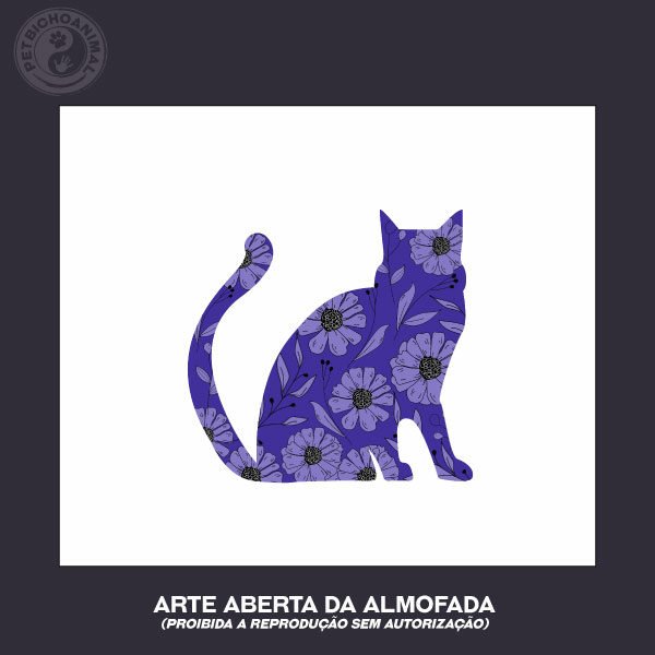 Almofada Gato Florido - Imagem 3