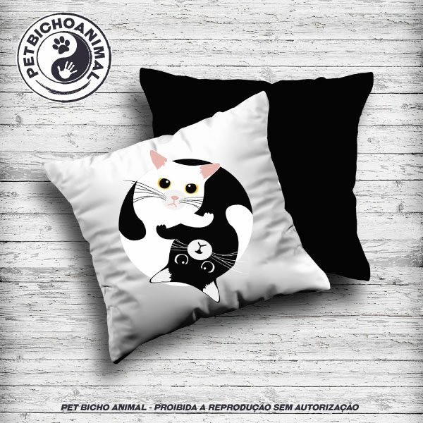 Almofada Yin-Yang Felino