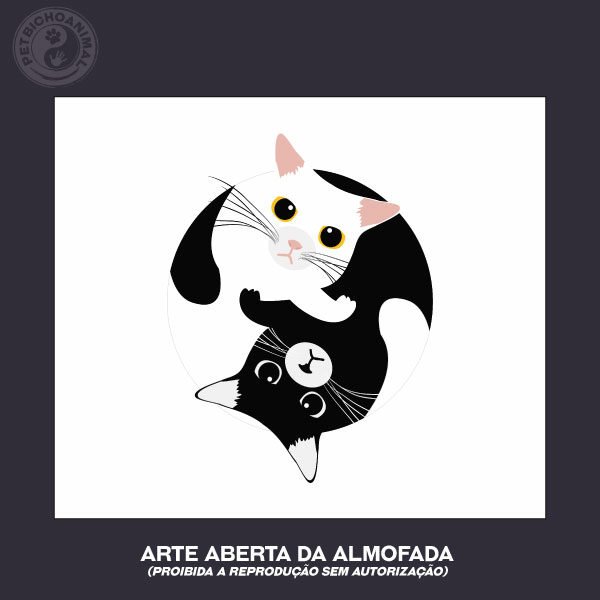 Almofada Yin-Yang Felino 5 Almofada Yin-Yang Felino - Imagem 3