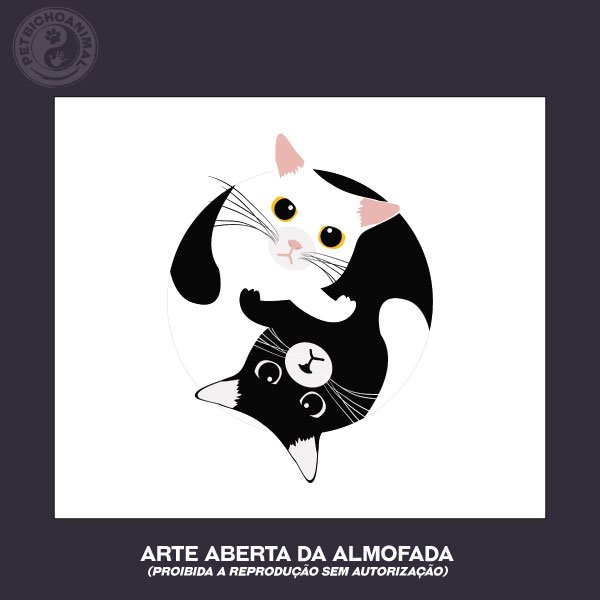 Almofada Yin-Yang Felino 2 Almofada Yin-Yang Felino 3