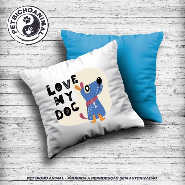 PBAALM-2206052A Almofada Love my Dog 1
