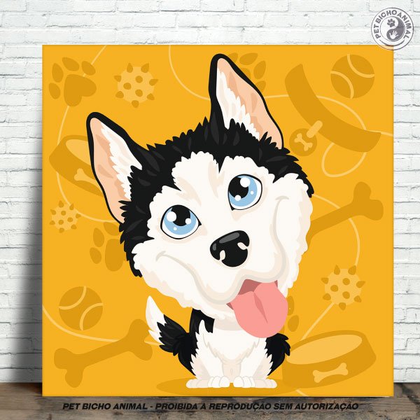 Azulejo Decorativo - Husky Siberiano 1