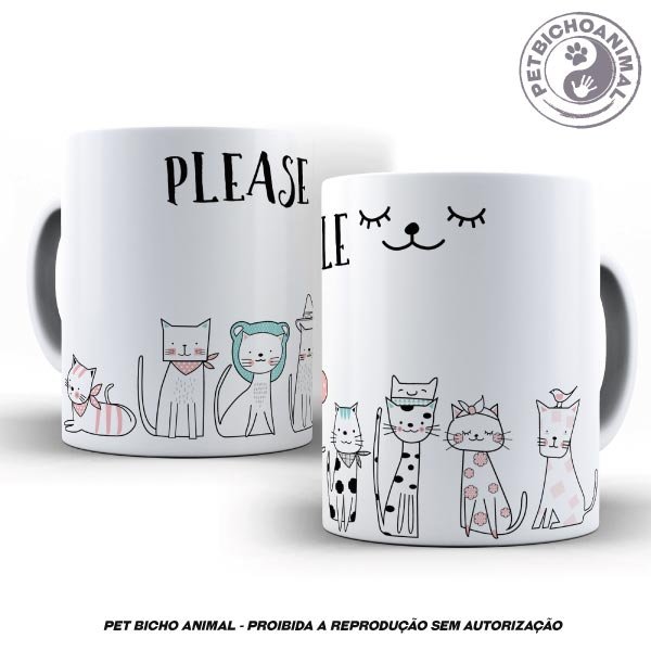 Caneca Gatinhos Fantasiados 1 Caneca Gatinhos Fantasiados 2