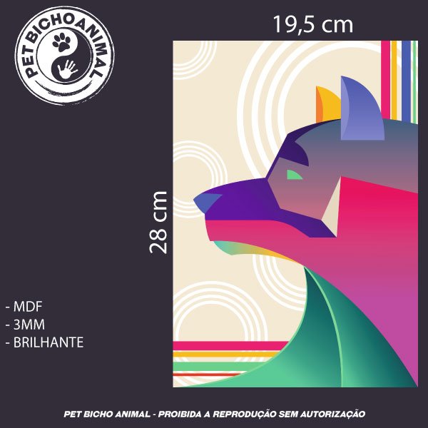 Quadro Cão Abstrato 3