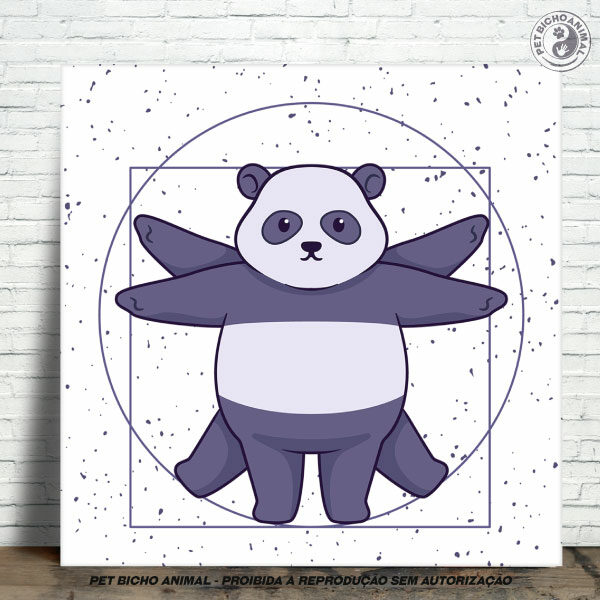 Azulejo Decorativo - Panda Vitruviano 13