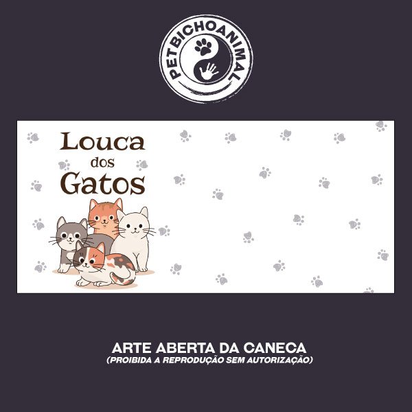Caneca Louca dos Gatos 2 Caneca Louca dos Gatos 3