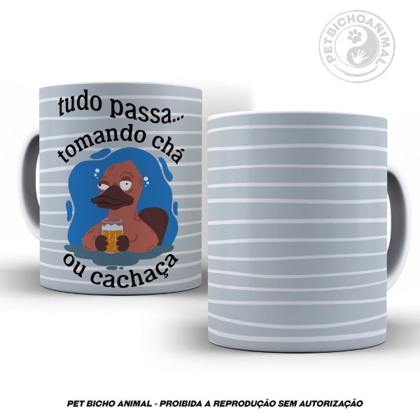 Caneca Pato Bêbado 1 Caneca Pato Bêbado 2
