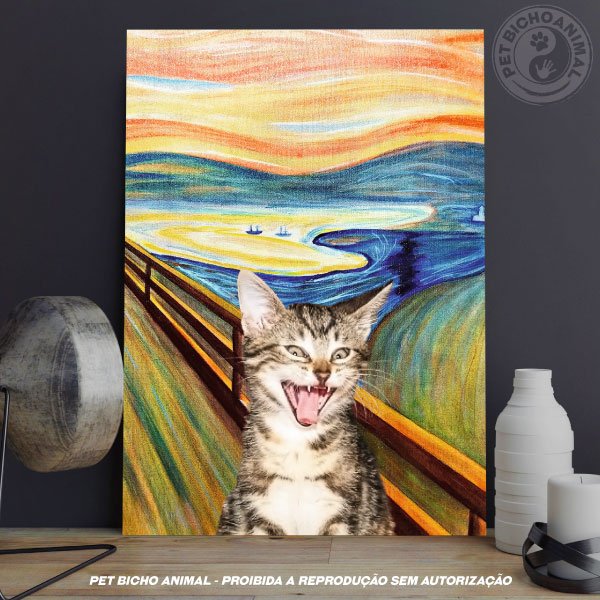 PBAQUA-2208050A Quadro O Grito Felino 1