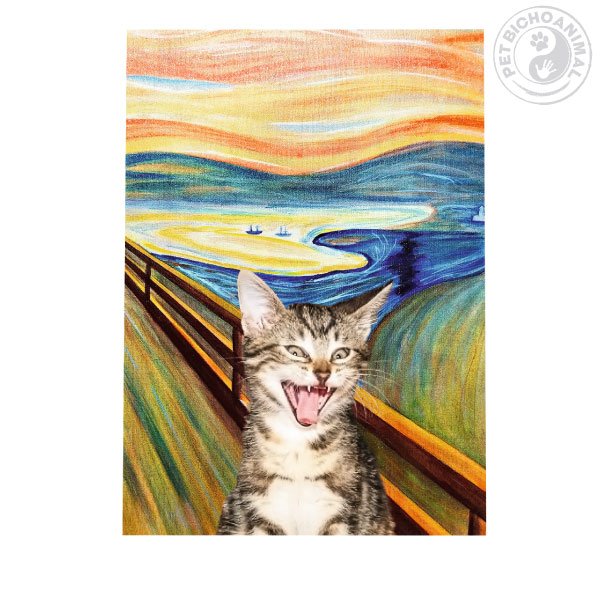 Quadro O Grito Felino 1 Quadro O Grito Felino 2