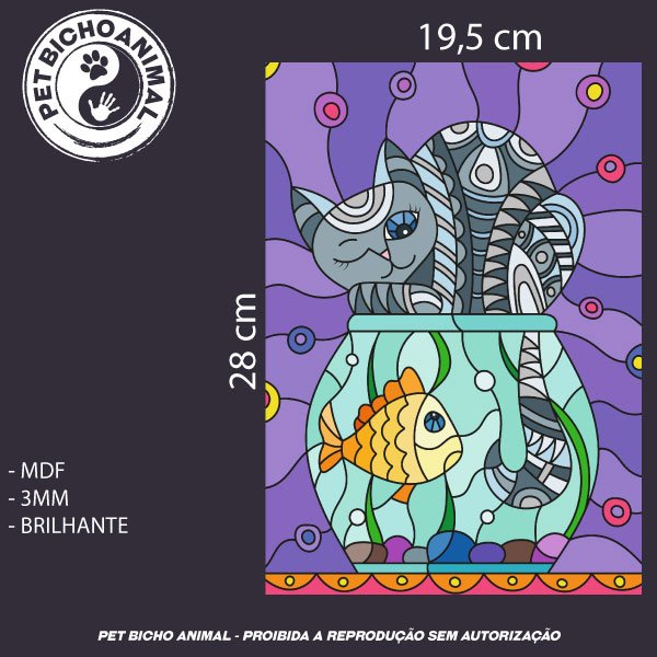 Quadro O Gato Pescador 2 Quadro O Gato Pescador 3