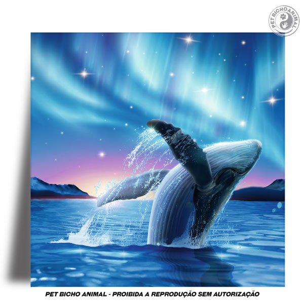 Azulejo Decorativo - O Salto da Baleia 1 Azulejo Decorativo - O Salto da Baleia 2