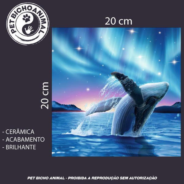 Azulejo Decorativo - O Salto da Baleia 2 Azulejo Decorativo - O Salto da Baleia 3