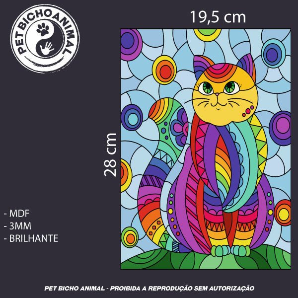 Quadro O Belo Gato 5 Quadro O Belo Gato - Imagem 3