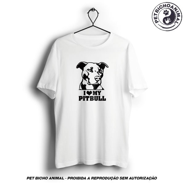 Camiseta - I Love My Pitbull 2