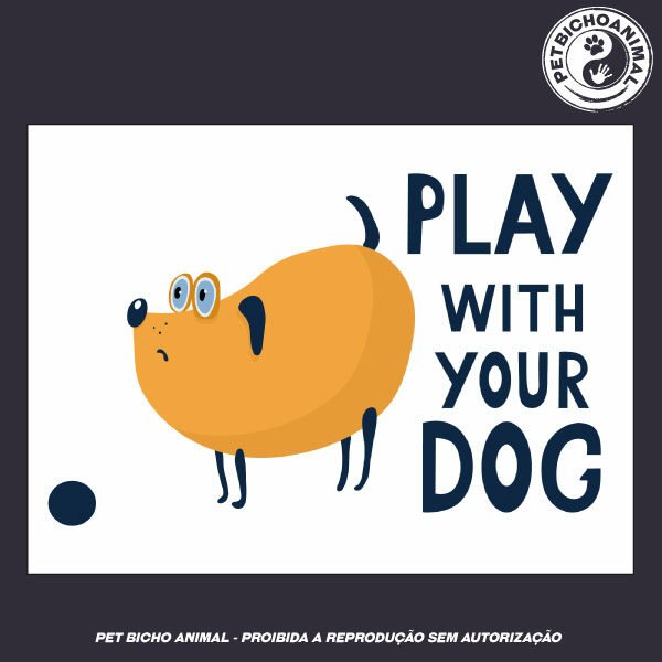 Camiseta - Play With Your Dog 5 Camiseta - Play With Your Dog - Imagem 3