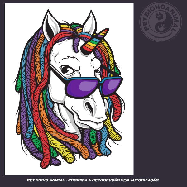 Camiseta - Unicórnio Debochado 2 Camiseta - Unicórnio Debochado 3