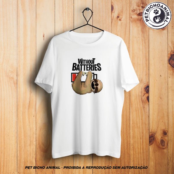 PBACAM2211105a Camiseta - Com Preguiça 1