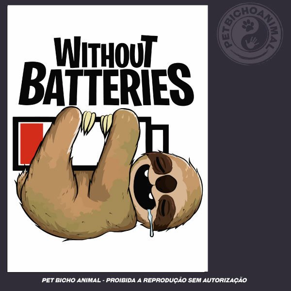 Camiseta - Com Preguiça 5 Camiseta - Com Preguiça - Imagem 3