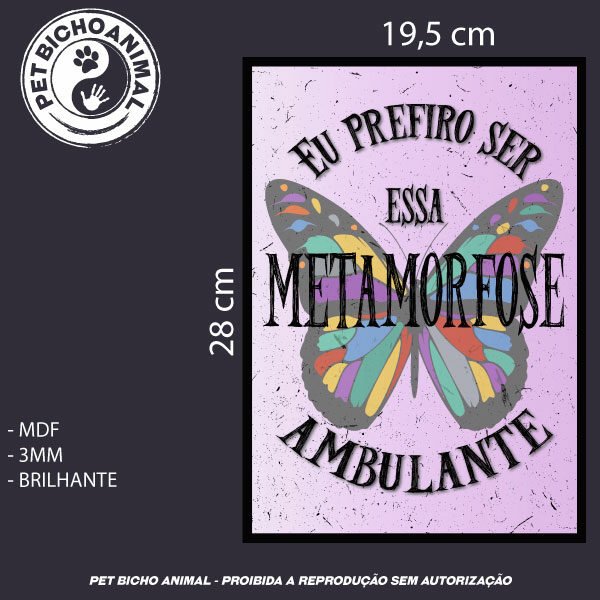 Quadro Metamorfose Ambulante 5 Quadro Metamorfose Ambulante - Imagem 3