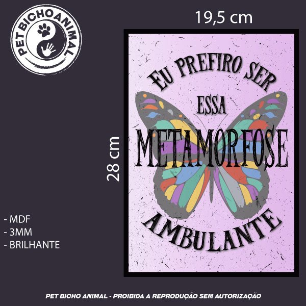 Quadro Metamorfose Ambulante 2 Quadro Metamorfose Ambulante 3