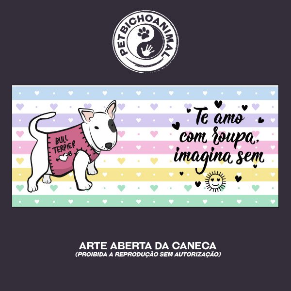 Caneca Te Amo Com Roupa, Imagina Sem... 2 Caneca Te Amo Com Roupa, Imagina Sem... 3